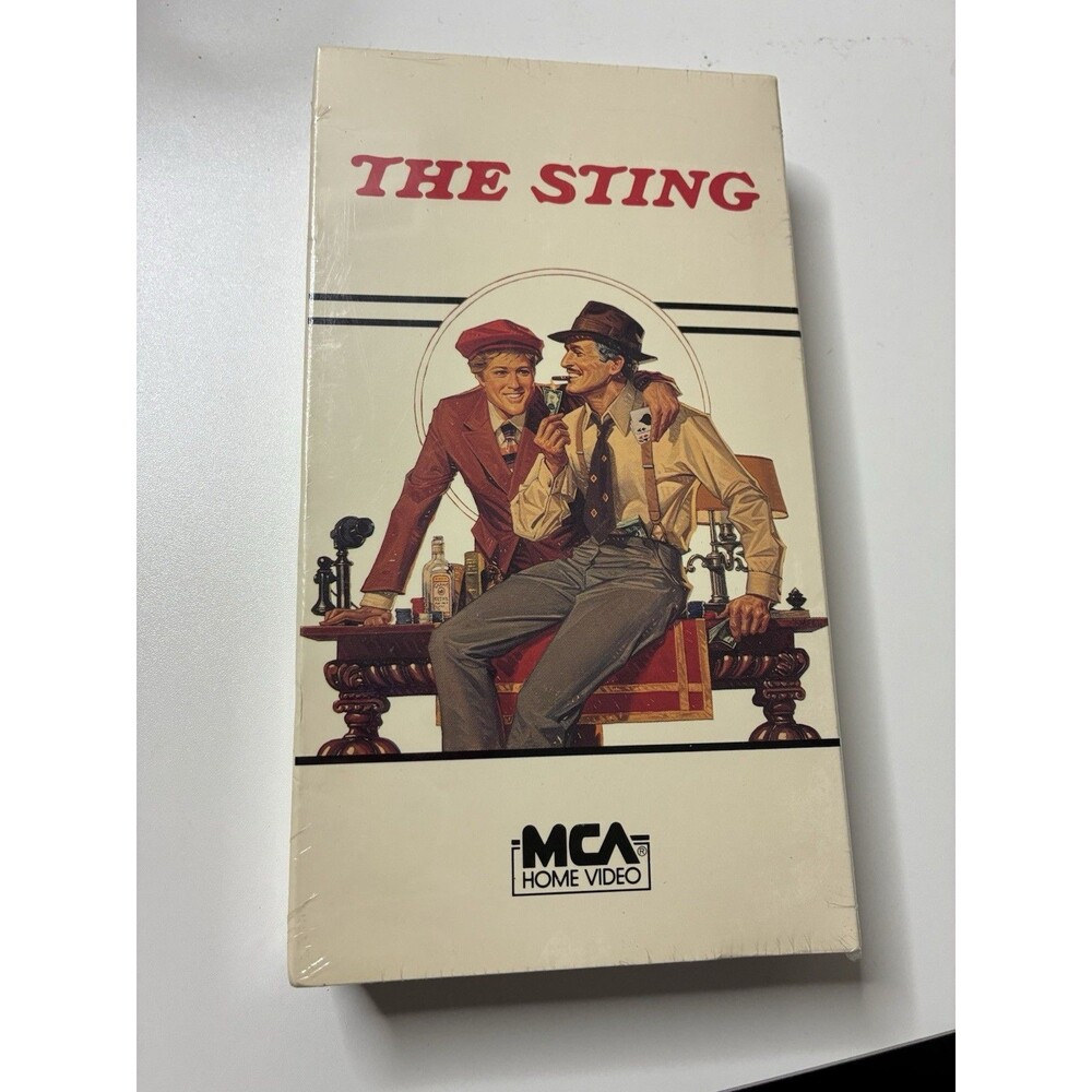 The Sting VHS Sealed 1979 MCA Vintage Paul Newman Robert Redford